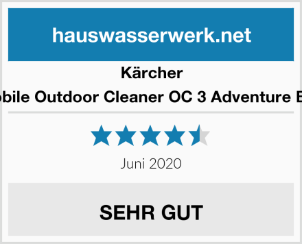 Kärcher Mobile Outdoor Cleaner OC 3 Adventure Box Test