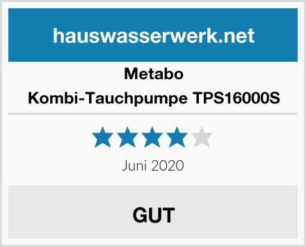 Metabo Kombi-Tauchpumpe TPS16000S Test