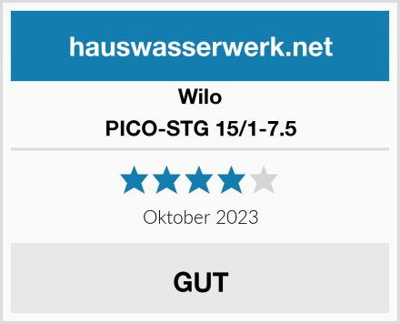 Wilo PICO-STG 15/1-7.5 Test