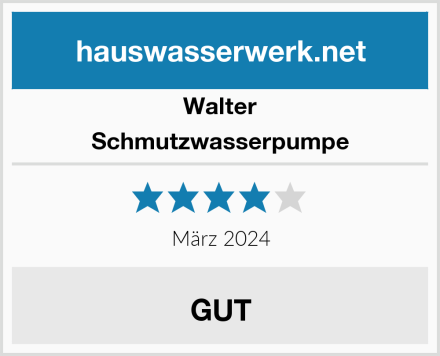 Walter Schmutzwasserpumpe Test