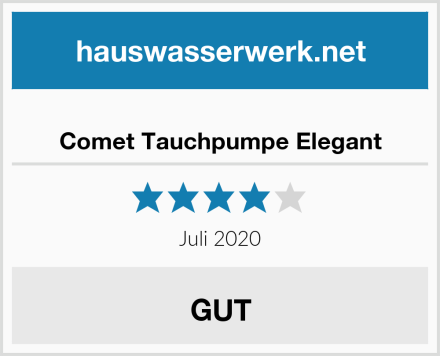  Comet Tauchpumpe Elegant Test