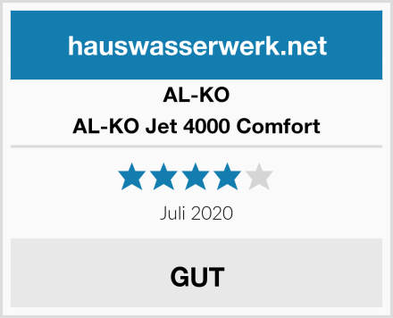 AL-KO AL-KO Jet 4000 Comfort Test