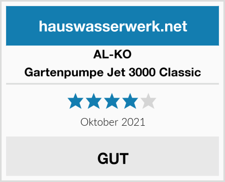 AL-KO Gartenpumpe Jet 3000 Classic Test
