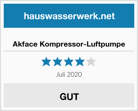  Akface Kompressor-Luftpumpe Test