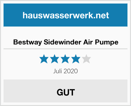  Bestway Sidewinder Air Pumpe Test