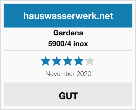 Gardena 5900/4 inox Test