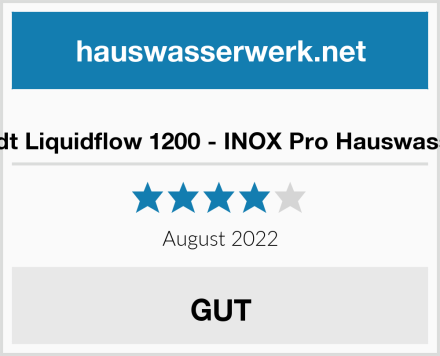  blumfeldt Liquidflow 1200 - INOX Pro Hauswasserwerk Test
