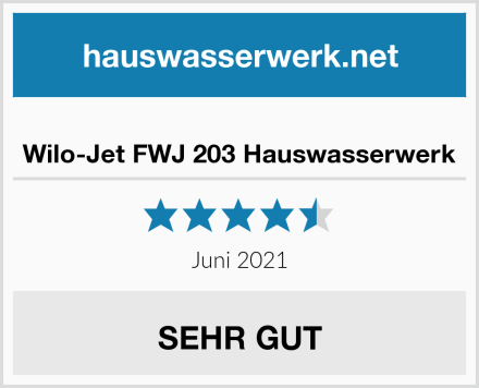 Wilo-Jet FWJ 203 Hauswasserwerk Test