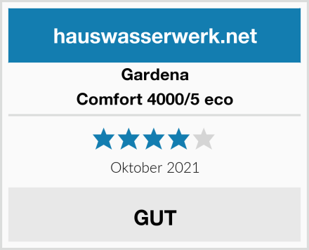Gardena Comfort 4000/5 eco Test