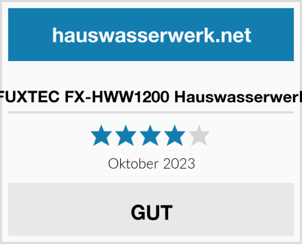  FUXTEC FX-HWW1200 Hauswasserwerk Test