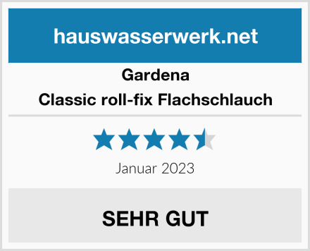 Gardena Classic roll-fix Flachschlauch Test
