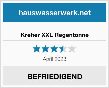  Kreher XXL Regentonne Test