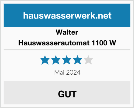 Walter Hauswasserautomat 1100 W Test