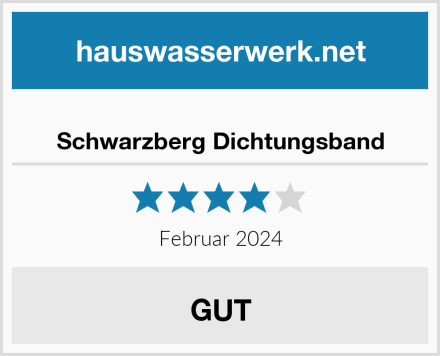  Schwarzberg Dichtungsband Test