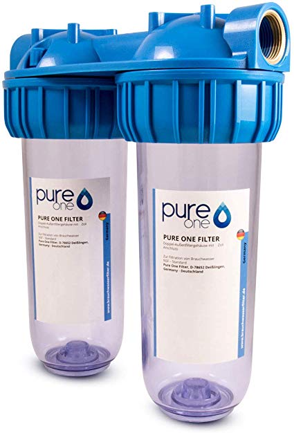 100% Aktivkohlegranulat mit Sediment Vorfilter PureOne BEX Filterkartusche 
