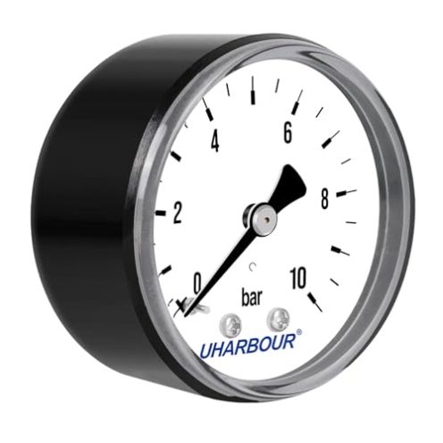  UHARBOUR Manometer Wasser 0-10 Bar